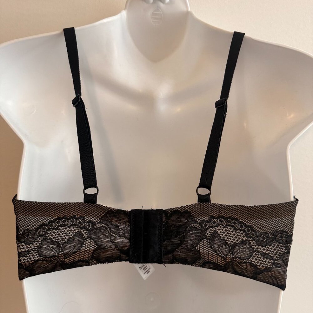 Gilligan & O’Malley Lace Push-Up Bra | Black | Size 34DD - Picture 5 of 8